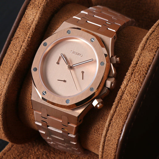 Octagonal Rose Chrono – Classic Quartz VK63