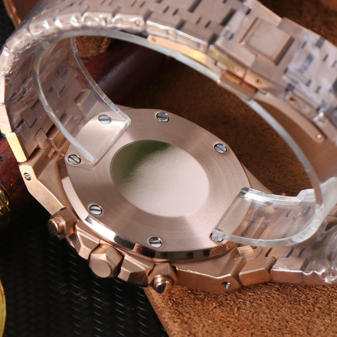 Octagonal Rose Chrono – Classic Quartz VK63