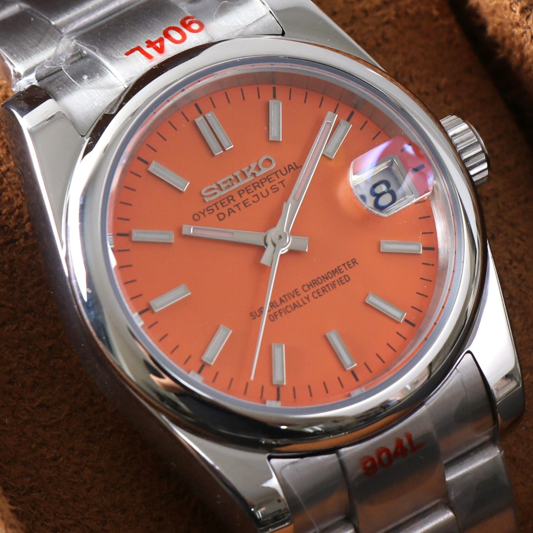 Orange Date Automático – Classic Oyster NH35