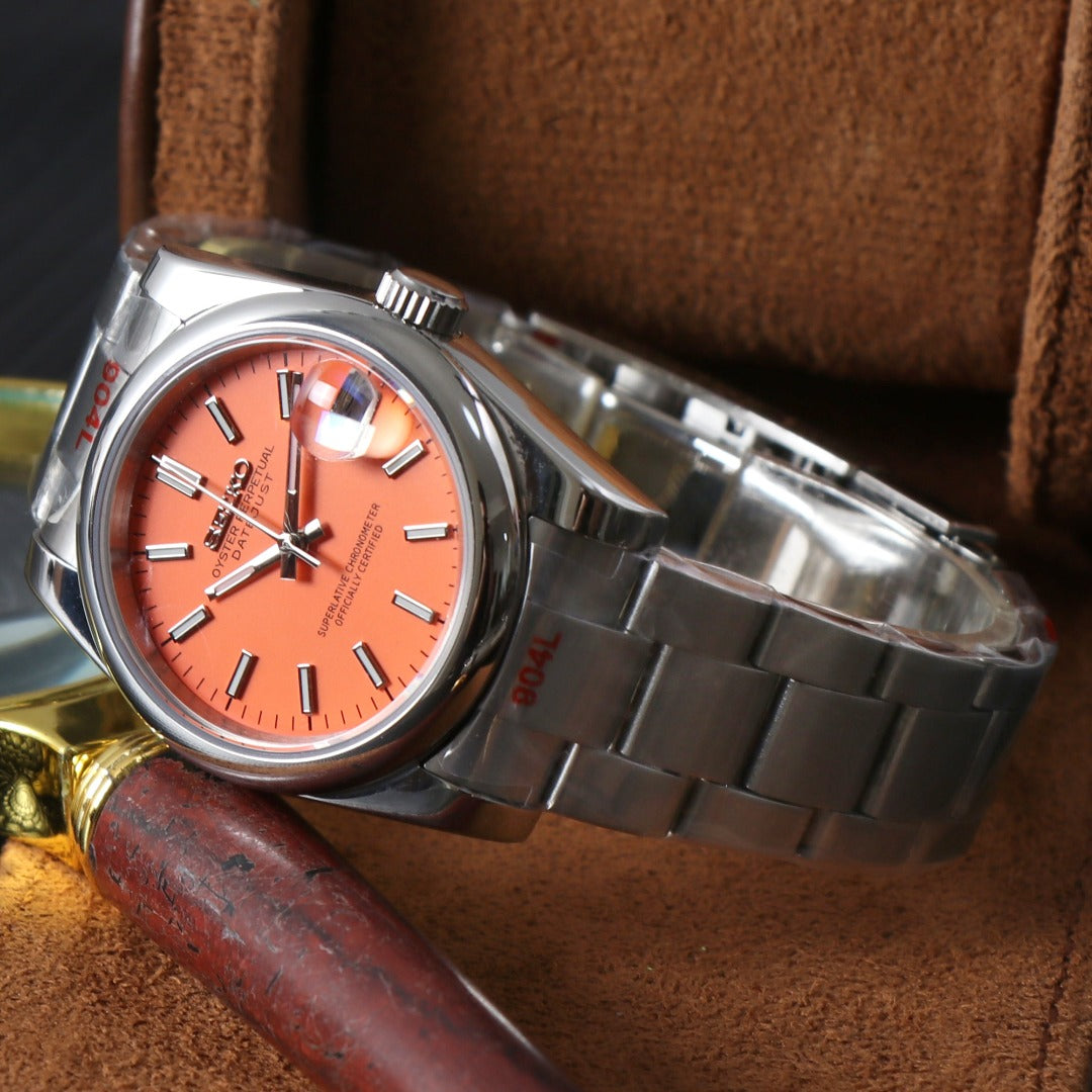 Orange Date Automático – Classic Oyster NH35