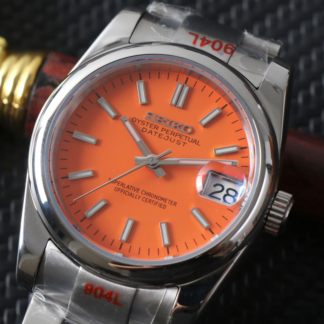 Orange Date Automático – Classic Oyster NH35