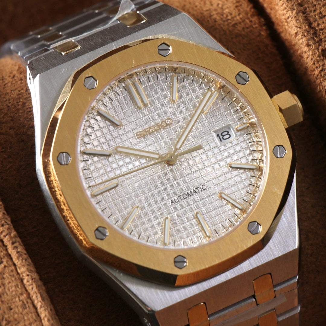 Octagonal Gold Automático – Classic Integrated NH35