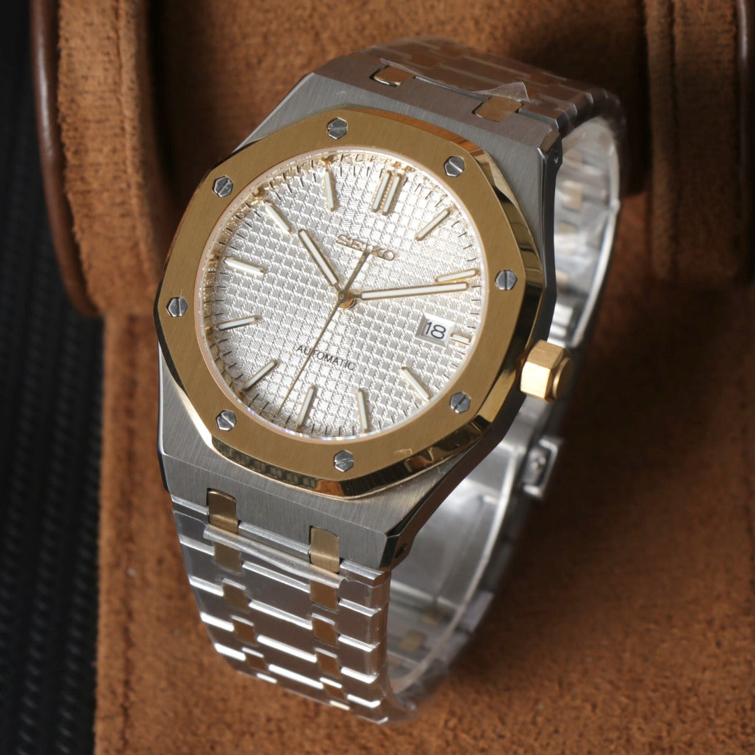 Octagonal Gold Automático – Classic Integrated NH35